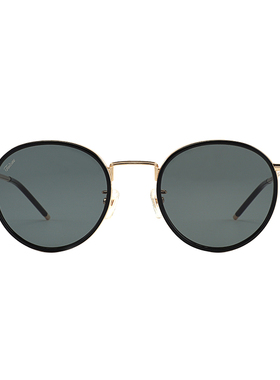 Fakeme轻奢拼接墨圆框镜太阳镜