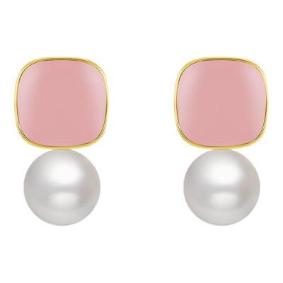 珍珠耳环女原创轻奢小众设计感简约可爱风耳饰日常佩戴小耳坠ins