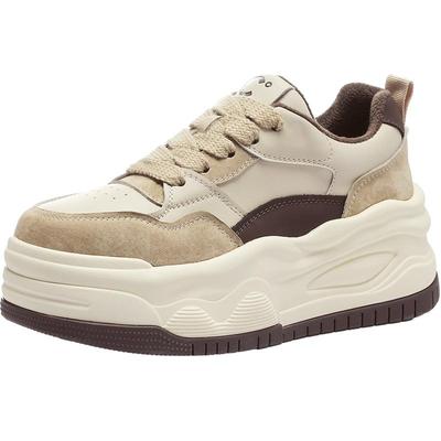 休闲板鞋女千百度厚底增高