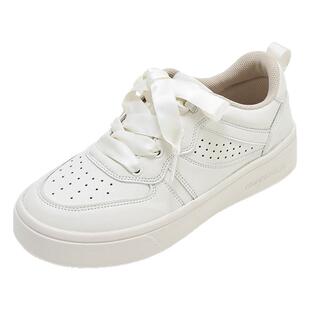 Pansy盼喜小白鞋女2026年春款4E加宽脚日本轻便防滑透气软底板鞋