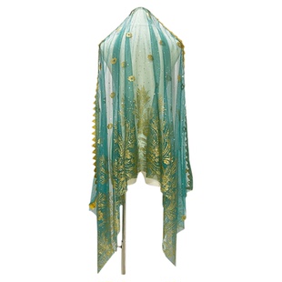 西域舞姬遮面头纱茉莉公主异域风情摄影写真沙丽头饰配饰品纱巾女