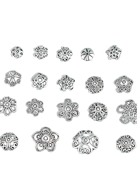 花托6mm8mm隔珠隔片S925纯银