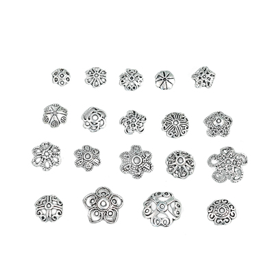 花托6mm8mm隔珠隔片S925纯银