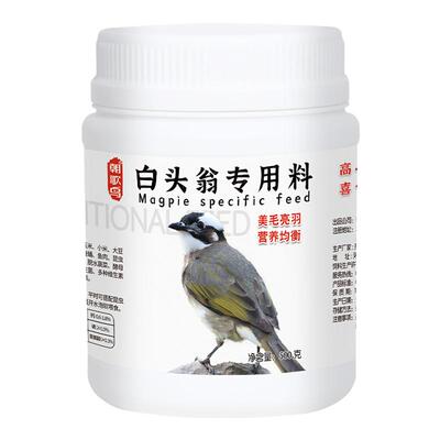 朝歌鸟白头翁鸟食专用鸟粮幼鸟白头鹎通用粮红耳鹎鸟饲料营养饲料