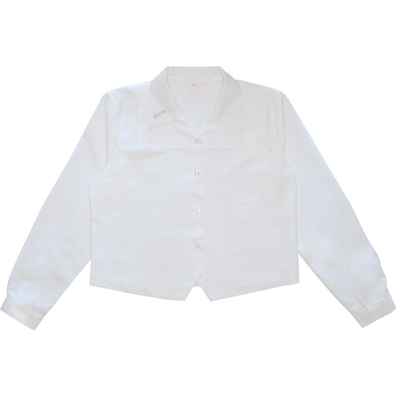 三个岛白无本jk制服衬衫