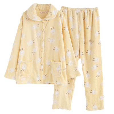 可外穿珊瑚绒冬季2021年新款睡衣