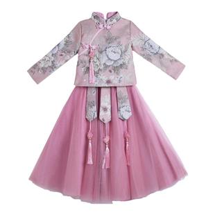 特价清仓女童连衣裙童装春夏装公主套装裙洋气儿童纱裙小女孩裙子