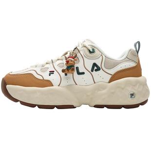 FILA 斐乐官方女鞋MUFFIN XMAS 老爹鞋2026春季新款松饼鞋圣诞版