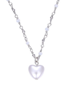 brandymelville项链女夏爱心珍珠