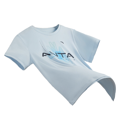 安踏童速干清风短T丨透气易去污