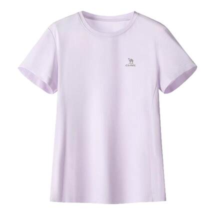 骆驼运动速干T恤短袖 春夏羽毛球户外跑步防晒登山健身瑜伽服上衣