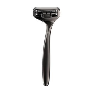 手动剃须刀男老式刮胡刀腋毛私处专用刮毛刀6层进口刀片替换刀头