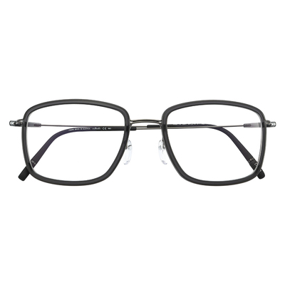 诗乐无螺丝超轻男大脸商务眼镜框