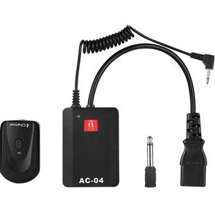 AC-04多通道引闪器影视闪光灯影楼无线触发器佳能尼康通用摄影配件相机高速同步机顶热靴影闪照相单反发射器