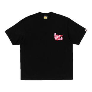 BAPE GALLERY男装春夏迷彩印花限定款短袖T恤322101O