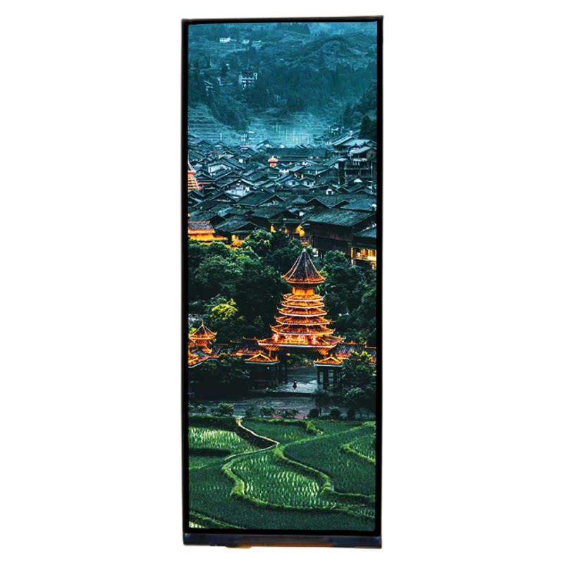TFT6.2寸长条形液晶显示屏452*1280全视角屏幕USB一线通机箱副屏