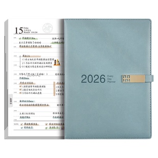 2026日程本计划本每日学习行事历习惯养成时间管理规划笔记本本大学生考研大号效率手册随身工作记录定制LOGO