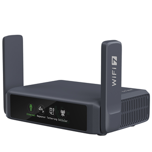 glinet BE3600路由器WiFi7无线高速网络小型便捷式双2.5G网口1GB超大内存支持PD供电USB3.0可旁路由模式