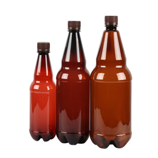 1LPET透明啤酒桶塑料桶外卖打包瓶啤酒瓶塑料酒壶空酒瓶子扎啤桶