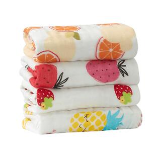 洁丽雅婴幼儿全棉纱巾纯棉毛巾儿童宝宝新生儿洗脸擦手口水洗澡巾