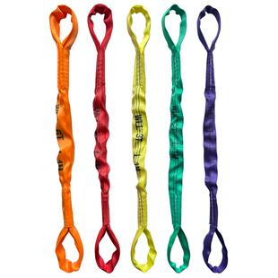 国标吊装带起重吊带环眼环形圆型软柔性吊带10/15/20吨30t50T吊绳