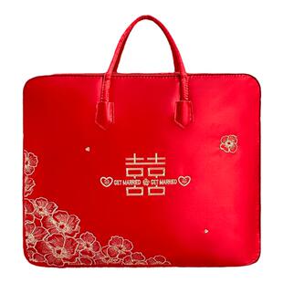 结婚喜被子收纳袋红色四件套袋装衣服棉被的牛津布袋搬家打包整理