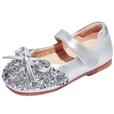 斯纳菲女童水晶公主皮鞋