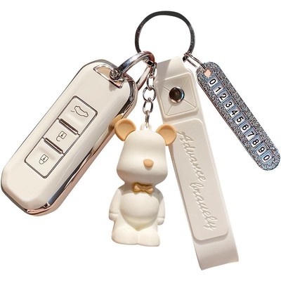 宝骏系列汽车钥匙套卡通扣