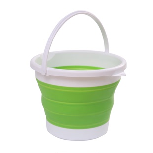 户外带盖折叠打水桶钓鱼装鱼桶大小号车载旅行洗车桶家用收纳硅胶