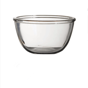 乐美雅进口钢化玻璃碗和面盆打蛋碗沙拉碗拌馅盆蛋糕烘焙西点碗
