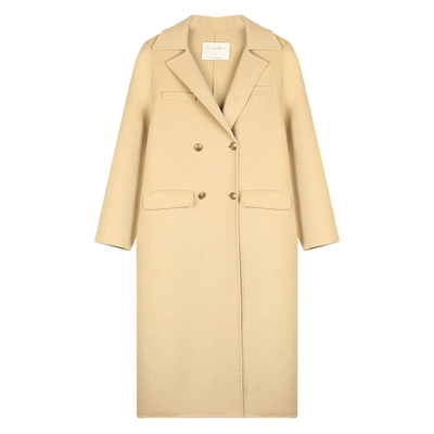 solighter羊毛长款毛呢外套