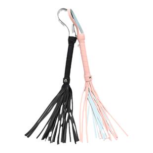 Poison 散鞭皮制鞭SP工具 小圈实践工具新手不疼马卡龙粉黑色鞭子