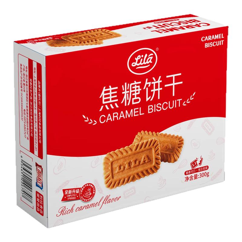 比利时风味焦糖饼干整箱