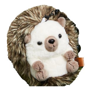 TheGreenParty刺猬公仔钥匙扣可爱呆萌卡通毛绒挂件书包玩具玩偶