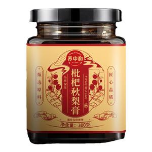 枇杷秋梨膏雪梨膏川贝润喉护嗓