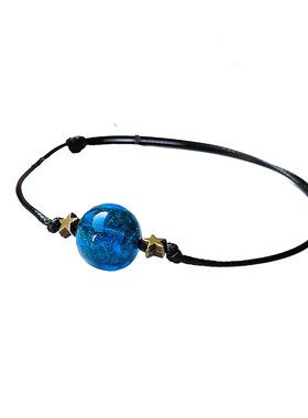 简约琉璃星空手链宝石夜光珠发光