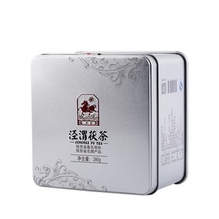 【贡福雅品】泾渭茯茶 黑茶 陕西泾阳 正品金花易泡茯砖茶 280g