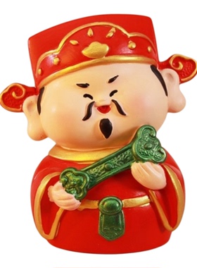 五路财神齐聚，招财纳福创意摆件