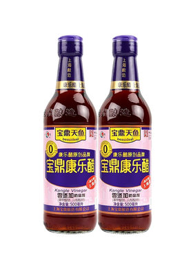 宝鼎天鱼康乐醋500ml加量装米醋