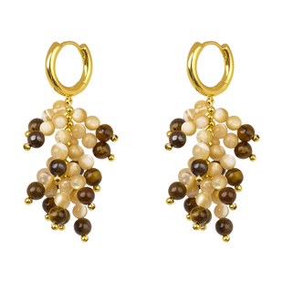 【SALE】吾也 硕果耳环 串珠果实耳环 复古典雅 秋实系列