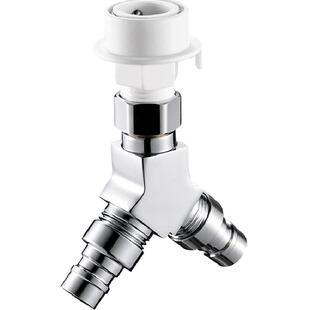 洗衣机水龙头一分二接头一进二出进水管转三通进水口分流分水器阀