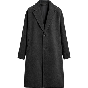 柜799！秋冬新款男装防水结构宽松派克外套中长款大衣5070400 801