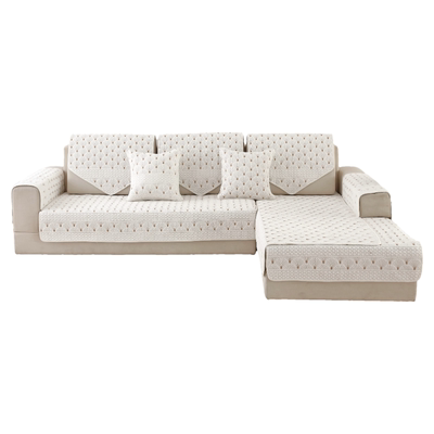 双面纯棉沙发垫，水洗棉绗缝工艺