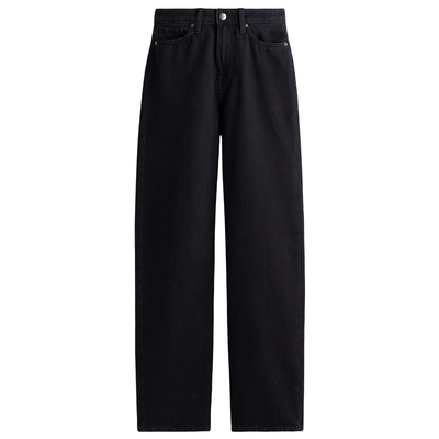 HM女装牛仔裤2025秋季新款直筒高腰牛仔裤1209534