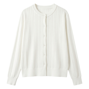 春款开衫灰色绿色防晒针织衫女番茄红青色小外搭罩衫紫色黄色上衣