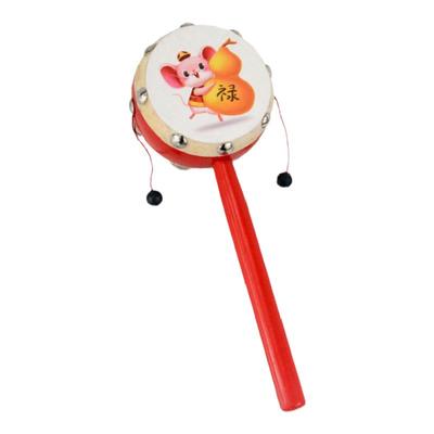 传统波浪鼓初生婴儿新生宝宝安抚