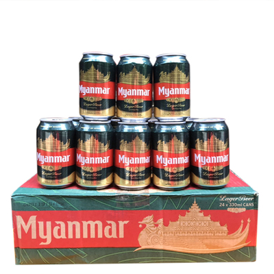 缅甸缅玛啤酒myanmar330ml大象