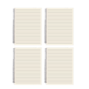 梦瑾b5笔记本本子大学生考研横线线圈本日记本厚空白记事本a4方格本简约ins风a5小号学生记录本网格螺旋