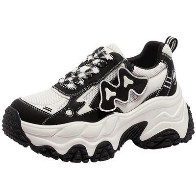 骆驼女鞋2025秋冬潮流厚底鞋女户外登山鞋时尚休闲鞋运动鞋女