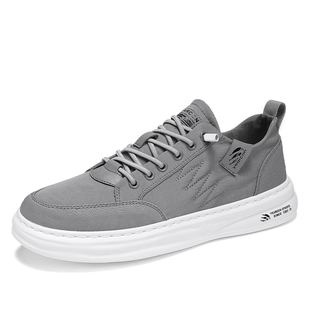 意尔康帆布鞋男鞋春季爆款百搭闰月爸爸鞋高端一脚蹬男士休闲板鞋